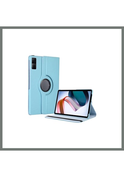 Bezos Redmi Pad Se 4g Uyumlu Kılıf 360 Tablet Deri Kılıf - Turkuaz Mmbz