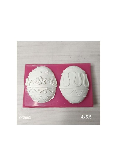 Yy2663 Yumurta Desenli 2d Silikon Kalıp