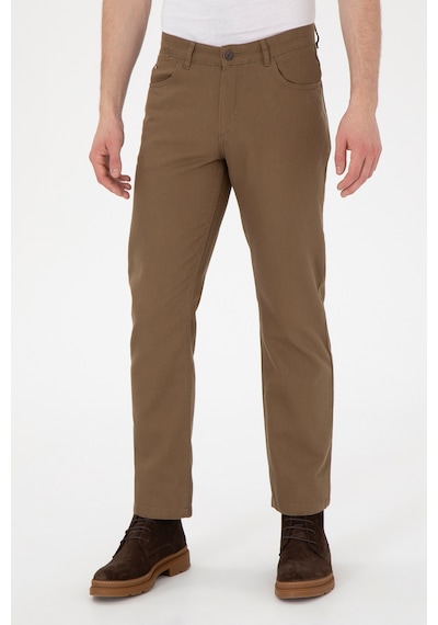 U.s. Polo Assn. Erkek Haki Pantolon Kanvas-chino 50291178-vr027 Haki