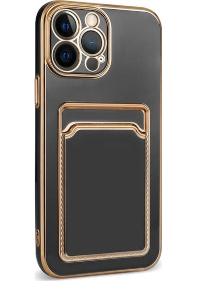 Apple Uyumlu iPhone 13 Pro Max Csm Zore Bark Kartlıklı Kılıf beyaz