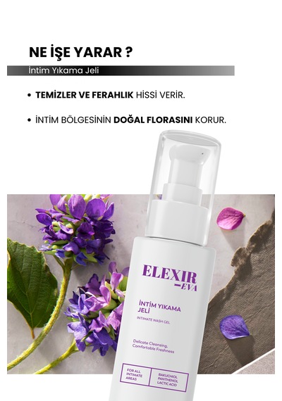 Bakuchiol Intim Wash Kadın Özel Bölge Temizleme Jeli Hassas Bakım 100 Ml