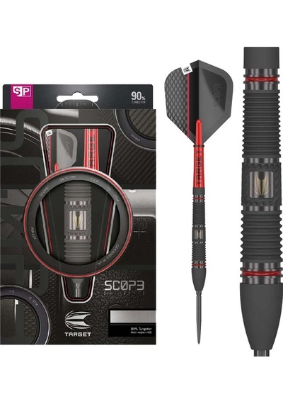 Target Scope 02 % 90 Tungsten Sp Çelik Uçlu Dart Oku