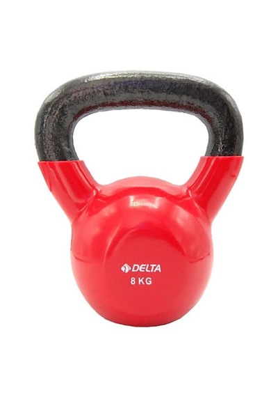 Delta 8 Kg. Kettle Bell Çaydanlık Dambıl Tekli Kırmızı Ckd397