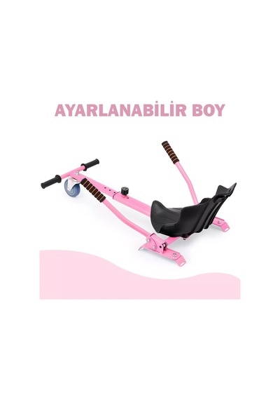 Elektrikli Kaykay Scooter Akıllı Denge Hoverboard + Hoverkart + Çanta Full Ledli Extrem Paket D08