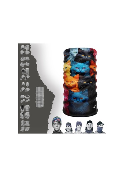 E Taktik Renkli Kedi Desenli Boyunluk Dikişsiz Tüp Maske Buff Baf Saç Bandı Uv+50 Yansıtıcı 4 Mevsim Yarı Termal Üründür Çok Renkli - 575046491 Çok Renkli E Taktik Renkli Kedi Desenli Boyunluk Dikişsiz Tüp Maske Buff Baf Saç Bandı Uv+50 Yansıtıcı 4 Mevsim Yarı Termal Üründür Çok Renkli - 575046491 Çok Renkli