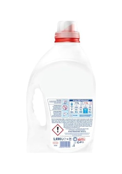 Power Jel Color Derin Temizleme Plus 26 Yıkama Renkliler İçin Sıvı Çamaşır Deterjanı 1 X 1690 Ml 0.75 LT - 2.5 LT - 12 KG