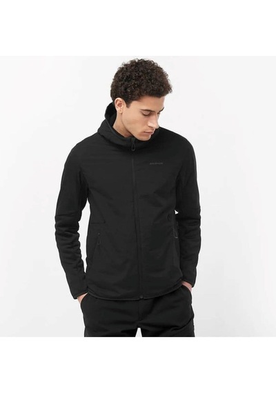 Salomon C22969 Outlıne Hybrıd Warm Hd Primaloft Thermoplume Yalıtımı Erkek Montu - Siyah Siyah