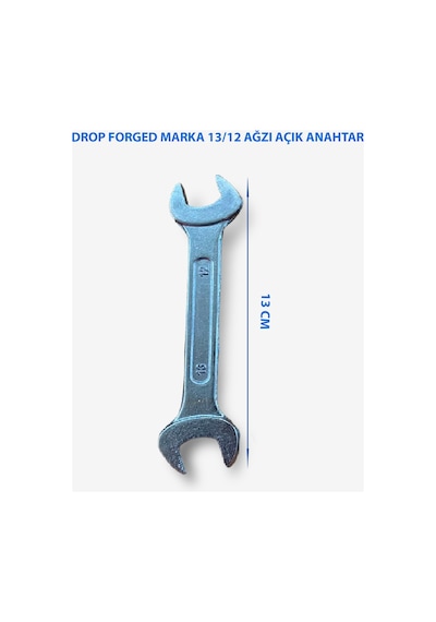 12/13 Mm Çift Taraflı Açık Ağız Anahtar Tamir Bakım Servis El Aleti