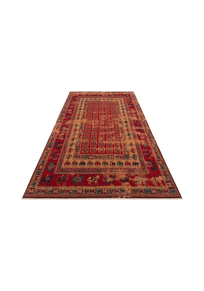Hoom Rugs Cadis Kdm 08 Red Yeni Zelanda Yünü El Emeği Kara Tezgah Halısı Kırmızı