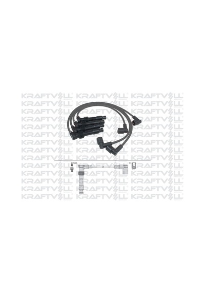 Kraftvoll Bujı Kablosu Bujı Kablo Takımı Astra F 92 98 Corsa B 93 02 Tıgra A 93 02 Vectra B 96 02 X AOD-KRAFTVOLL 05070195