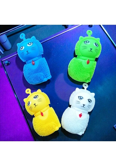 Yüksek Kalite 10 Adet Renkli Led Işıklı Kedi Kirpi Yoyo Işıklı Sevimli Kedi Yoyo Tatil Hediyesi