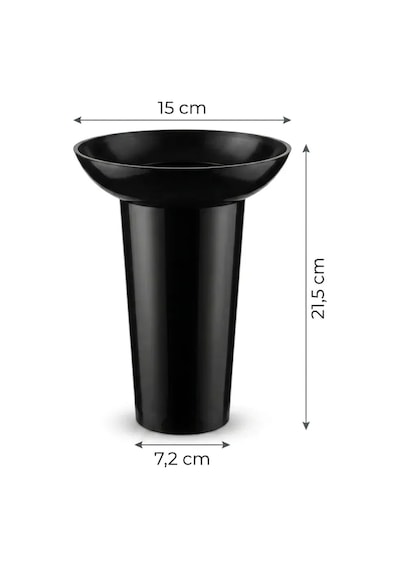 5 Parça Plastik Büyük Boy Mutfak Gereçleri Seti Standlı Kepçe, Kaşık, Kevgir, Spatula, Makarna Servis Kaşığı Isıya Dayanıklı Bpa Free Yapışmaz Siyah