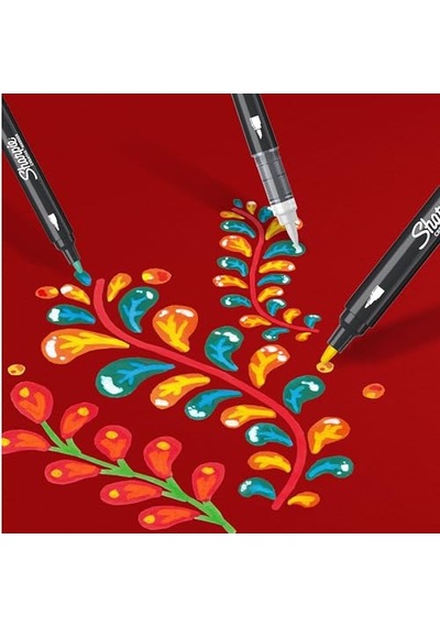 Creative Marker Akrilik Boya Kalemleri Yuvarlak Uçlu Su Bazlı Boya Kalemi Mürekkep Kağıda Geçirmez Ve Çoğu Y Genel