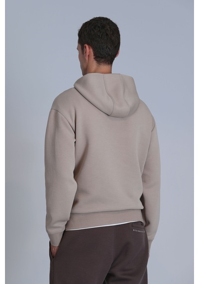 Lufian Robust Erkek Sweatshirt Bej Bej 112030136100550 Bej