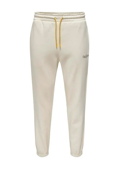 Only & Sons Onsriley Pamuklu Lastikli Paça Sweat Pants Krem Eşofman Altı - 22030142 Renkli Only & Sons Onsriley Pamuklu Lastikli Paça Sweat Pants Krem Eşofman Altı - 22030142 Renkli