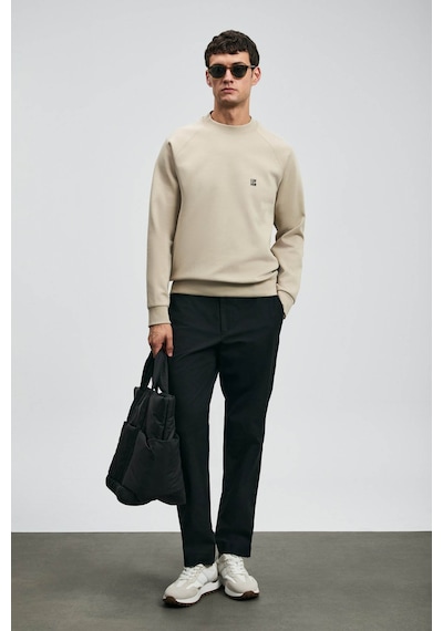 Lufian Grant Bej Erkek Sweatshirt 112030179 Bej