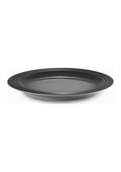 Le Creuset Renkli Dayanıklı Tasarım Seramik Kahvaltı Tabağı 22 Cm Koyu Gri