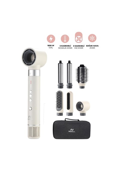 Ks-103 Airbreeze 1300w Saç Şekillendirme Ve Kurutma Seti 105.000 Rpm, Negatif İyon Diğer