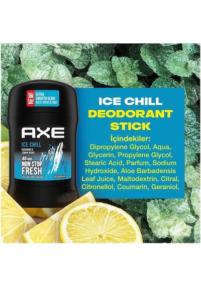 Axe Ice Chill Erkek Stick Deodorant 50 G