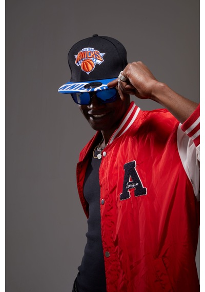 Berellini Knicks Hip-hop Şapka Özel Kolleksiyon Siyah - Mavi