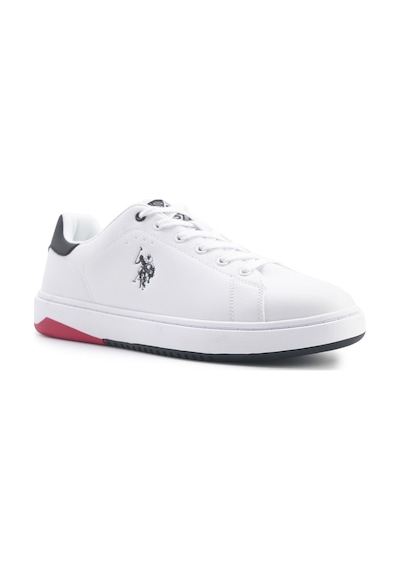 U.s. Polo Assn. Pıtan 5fx Beyaz Erkek Sneaker Beyaz-bordo Beyaz - Bordo U.s. Polo Assn. Pıtan 5fx Beyaz Erkek Sneaker Beyaz-bordo Beyaz - Bordo