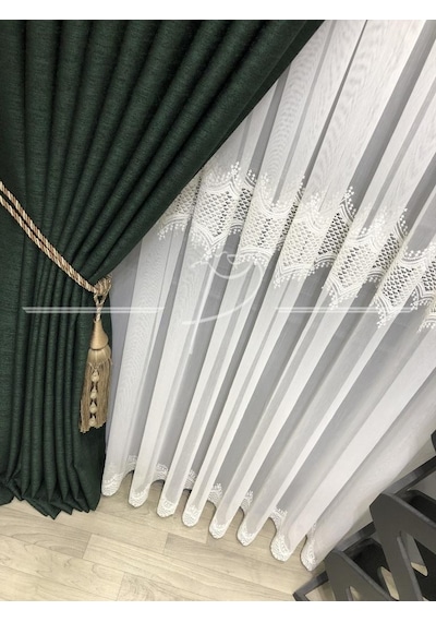 Fon Perde Brillant Marka Ayber Desen j027019 Jakar Fonluk