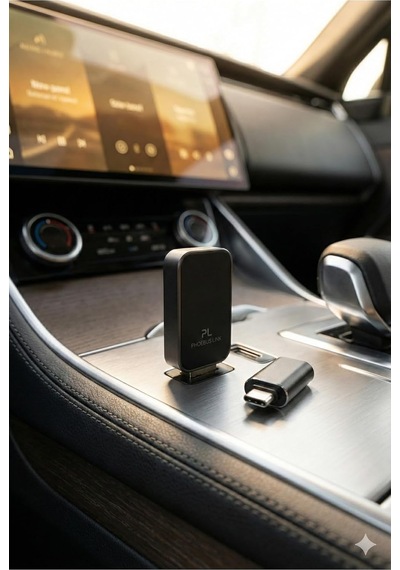 Kablosuz Carplay Adaptörü Type-c Ve Usb Araç Ekranını Android Auto Ve Kablosuz Carplay'e Dönüştürücü Tek Ebat