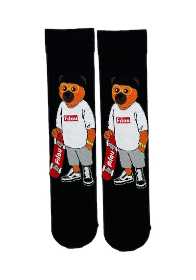 Carnaval Socks Siyah Ayıcık Desenli Filov Çorap Siyah