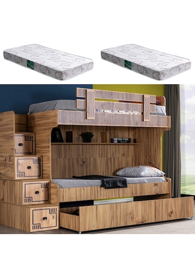 Ranza, Natural Yavrulu Ranza 2 Adet Comfort Yatak 90 X 190 CM
