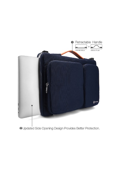 Tomtoc A42-C01B01 13.5" Lacivert Defender-A42 Notebook Çantası
