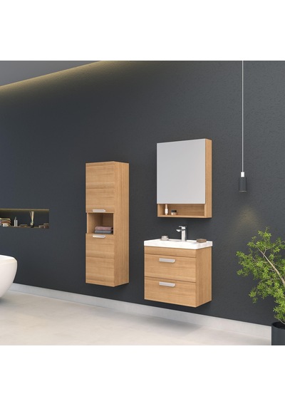 Orka Nova 60 Cm Mdf Morgana Kiraz Banyo Dolabı Takımı, Boy Dolabı Çok Renkli Orka Nova 60 Cm Mdf Morgana Kiraz Banyo Dolabı Takımı, Boy Dolabı Çok Renkli