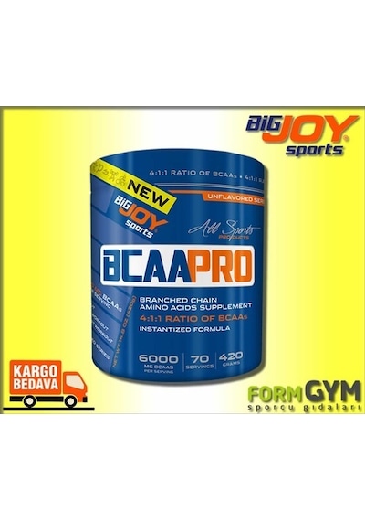 Bigjoy Bcaapro 4-1-1 Saf Aromasız Toz Bcaa 70 Servis 420 Gr