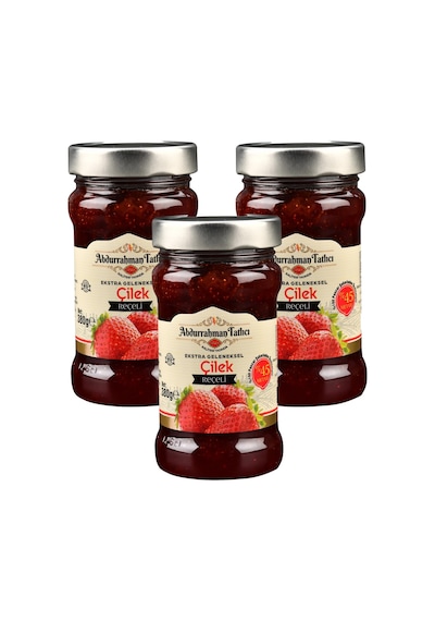 Abdurrahman Tatlıcı Çilek Reçeli 380 Gr Cam X 3 Adet