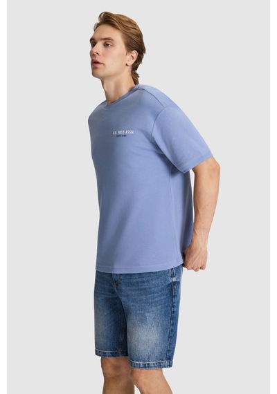 U.s. Polo Assn. Erkek İndigo Tişört 50327169-vr028