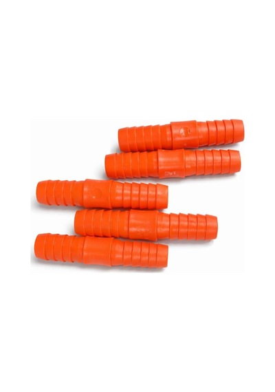 Plastik Hortum Birleştirme Eki, 1/2 İnç,turuncu, 5'li Paket