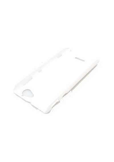 Xperia L İle Uyumlu Sert Kauçuk Kılıf Beyaz