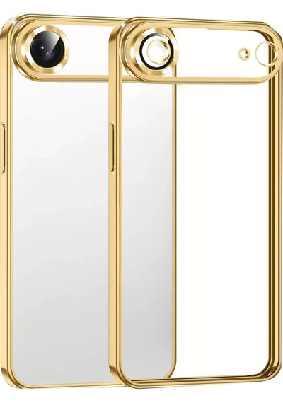 Newface Apple İphone 17 Air Razer Lensli Silikon - Gold Altın