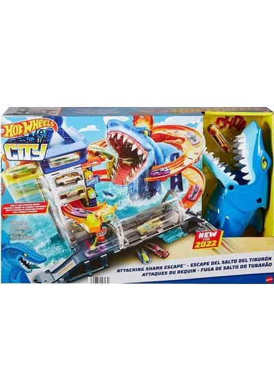 Oyuncak Hot Wheels Köpek Balığından Kaçış Oyun Seti Hdp06