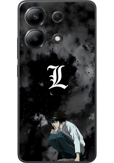 Xiaomi Redmi Note 13 Uyumlu Şeffaf Kılıf Death Note 2 Tasarımlı