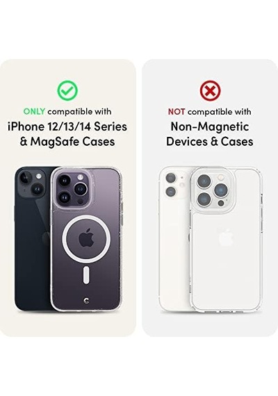 İçin Magsafe Özellikli Kartlı Manyetik Cüzdan Kajuk Mag Cream - Afa05260
