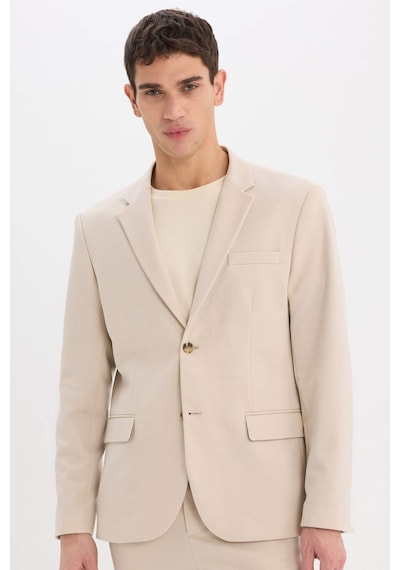DeFacto Modern Fit Astarlı Düğmeli Blazer Ceket C5990AX25SPBG49