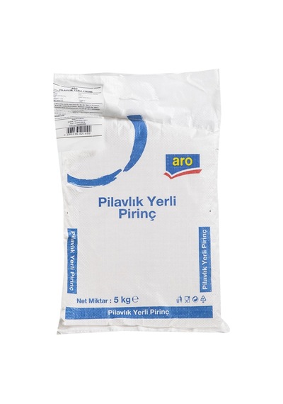 Aro Pilavlık Pirinç 5 Kg - İri Taneli, Tane Tane Ayrılan Pilavlık Pirinç - Tekli Tarı