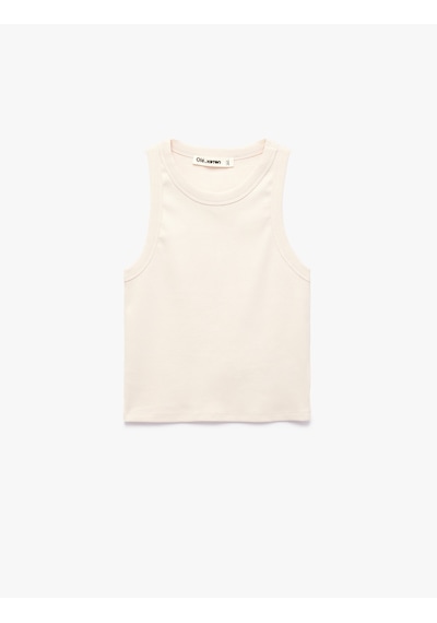 Koton Slim Fit Kolsuz Halter Yaka Bluz Pembe 6sal30048ık Gül Koton Slim Fit Kolsuz Halter Yaka Bluz Pembe 6sal30048ık Gül
