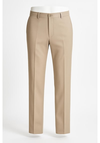 Yazı Vero Erkek Regular Fit Pamuklu Kumaş Pantolon - 7436 Krem
