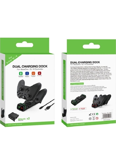 Led Göstergeli Xbox Xbox One S/x Controller 800mah Pilli Joystick Şarj Stand-tyx-19006