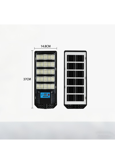 Direkli Güneş Enerjili Solar Sokak Lambası - Led Aydınlatma, Hareket Sensörlü, Kumandalı, Garaj Girişi, Bahçe, Otopark Ve Yol Aydınlatma
