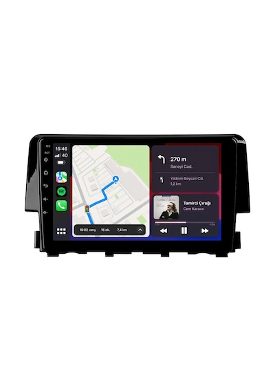 Honda Civic 2016-2021 Android Multimedya Carplay Android Auto Navigasyon Kameralı 6gb Ram 64gb 9"