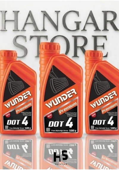 Wunder Dot 4 Fren Hidroliği 500 Ml 3 Lü Set