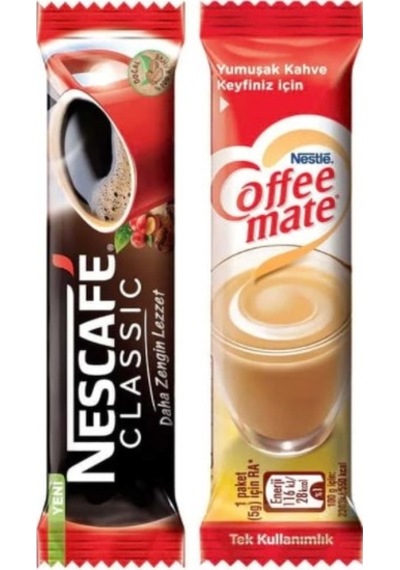 Nescafe Classic Kahve 200 x 2 G + Coffee Mate Kahve Kreması 200 x 5 G