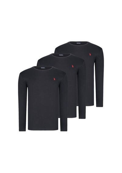 Üçlü Set T8588 Dewberry Yuvarlak Yaka Erkek Sweatshırt-siyah-siyah-siyah Siyah-siyah-siyah Üçlü Set T8588 Dewberry Yuvarlak Yaka Erkek Sweatshırt-siyah-siyah-siyah Siyah-siyah-siyah